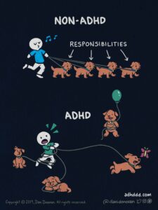 Responsibilities ADHD Comic by Dani Donovan